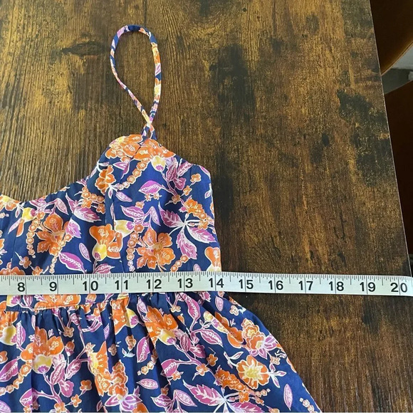 J.Crew Flowy cotton poplin camisole in painted block print - Picture 10 of 13